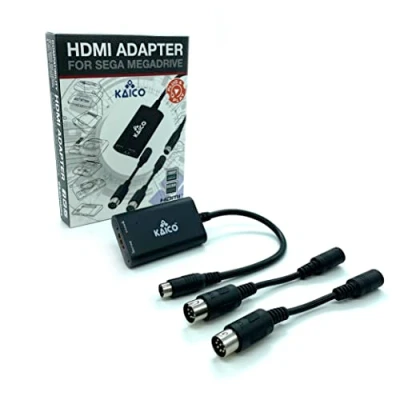 Abbildung von Kaico HDMI Adapter Für SEGA Megadrive 1080p Genesis Unterstützt S Video auf Konsolen mit PAL und NTSC System Wechsel des Seitenformats 16:9 oder 4:3