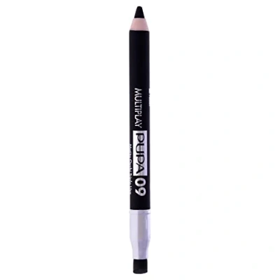 Abbildung von Pupa Milano Multiplay Dreifach Augenstift mit intensiv mischbarer Farbe,09 Schwarz