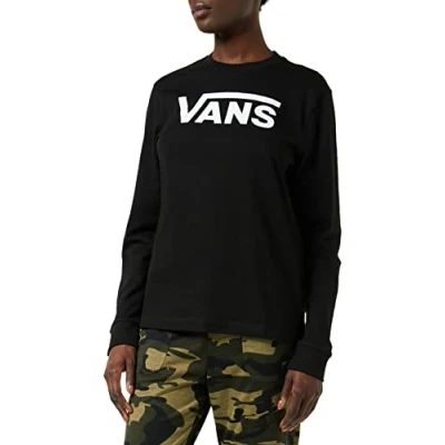 Abbildung von Vans WM Flying V Classic LS BF Sweatshirt, Damen, Größe: 38, Black