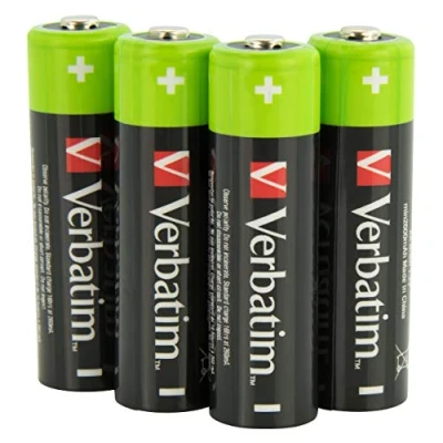 Abbildung von Verbatim 49517, Wiederaufladbarer Akku, AA, Nickel Metallhydrid (NiMH), 1,2 V, 4 Stück(e), 2500 mAh
