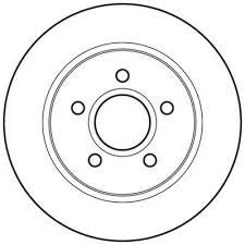 Abbildung von MAGNETI MARELLI Bremsscheibe FIAT: 500 Schrägheck, Panda II BRAVO 2, ALFA ROMEO: MiTo, LANCIA: Ypsilon II, Musa, III 361302040238