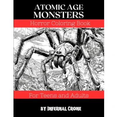 Abbildung von Atomic Age Monsters Horror Coloring Book for Teens and Adults (Monster Books Series)