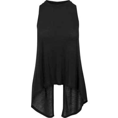 Abbildung von Urban Classics Ladies HILO Viscose TOP Top, Damen, Größe: Medium, Black