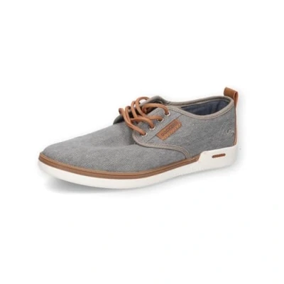 Abbildung von Dockers by Gerli Herren Low Top Sneaker, Männer Halbschuhe,Laufschuhe,schnürschuhe,schnürer,Business,Freizeit,hellgrau,42 EU