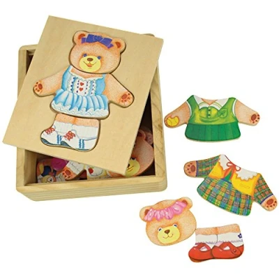 Abbildung von Bigjigs Toys Hölzernes Anziehspiel: Frau Bär
