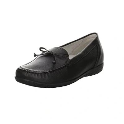 Abbildung von Waldläufer Hesima, Mokassin, Vega (Glattleder), schwarz, Weite H 32950 Slipper