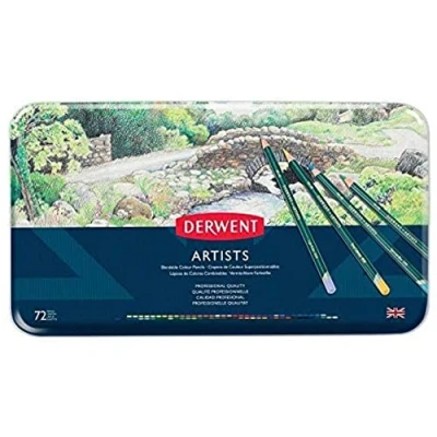 Abbildung von Derwent Artists Farbstifte,Zum Zeichnen &amp; Ausmalen, 72er Set, Ideal zum Verwischen Schichten, Professionelle Qualität, 32097