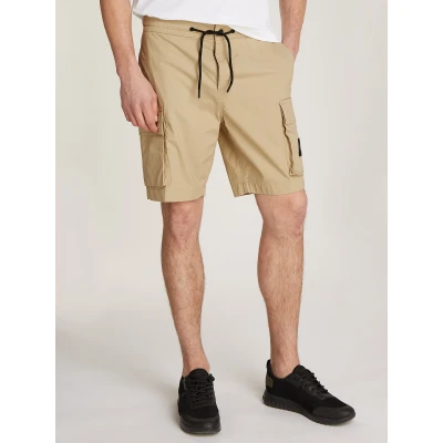Abbildung von Calvin Klein Jeans Herren Cargo Shorts Short Regular Fit, Beige (Travertine), 34W
