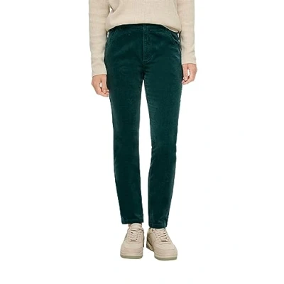 Abbildung von s.Oliver Damen Hose lang, Slim Fit Blue Green 46