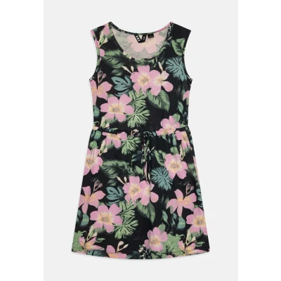 Abbildung von Roxy Surfs UP Printed Jerseykleid für Kinder, Größe: 116, Anthracite shadow