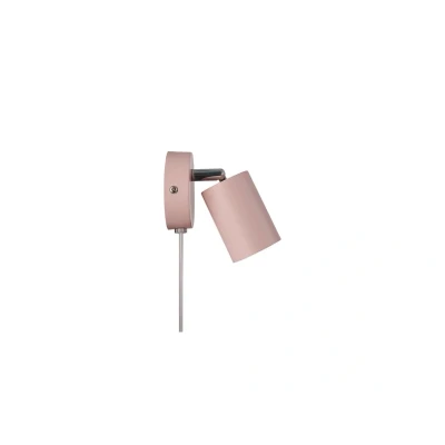 Abbildung von Wandstrahler Explore mit Kabel und Stecker, GU10, rosé