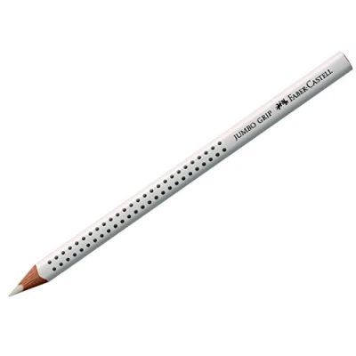 Abbildung von Faber Castell Farbstift Jumbo Grip weiß
