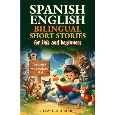 Abbildung von Spanish English bilingual short stories: For kids and beginners. Inlcudes vocabulary lists.