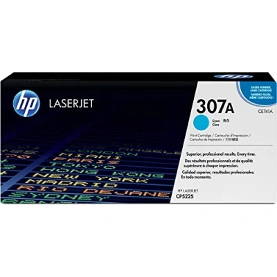 Abbildung von HP 307 A Cyan Original Laserjet Tonerpatrone (CE741 A)