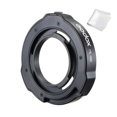 Abbildung von Godox ML GB Bowens Adapter für AD300Pro Blitz, ML100Bi, ML60IIBi, ML30, ML30Bi, ML60, ML60Bi LED Videoleuchten