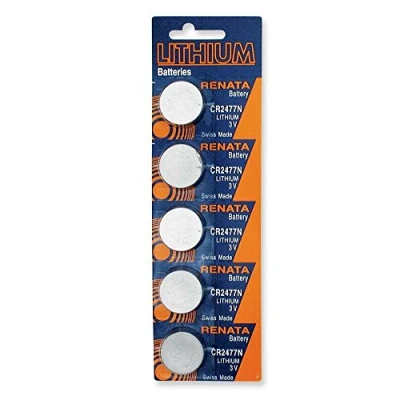 Abbildung von Pkg/5 Type CR2477N Renata Swiss Lithium Batteries
