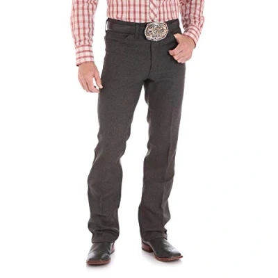 Abbildung von Wrangler Herren Wrancher Kleid Jeans, Heather Black, 32W / 32L