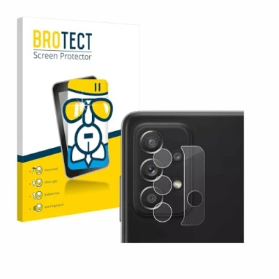 Abbildung von BROTECT Schutzglas für Samsung Galaxy A52 5G (NUR Kameraschutz) Schutzfolie Panzer Folie Glas [Extrem Kratzfest 9H, Anti Fingerprint,