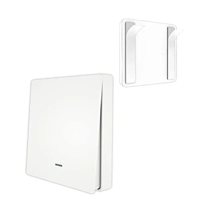 Abbildung von MOES Tuya ZigBee Wireless 3 Szenenschalter Mechanischer Drucktastenregler Batteriebetriebener Senderschalter über Smart Life App Home Automation Szenario für Devices 1 Gang