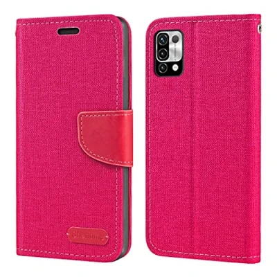 Abbildung von Umidigi Power 5 Hülle, Oxford Leder Wallet Case mit Soft TPU Back Cover Magnet Flip für
