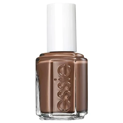 Abbildung von essie Nagellack mit deckendem und glänzendem Finish für farbintensive Fingernägel, Nr. 860 crochet away, Handmade With Love, Braun, 13,5 ml