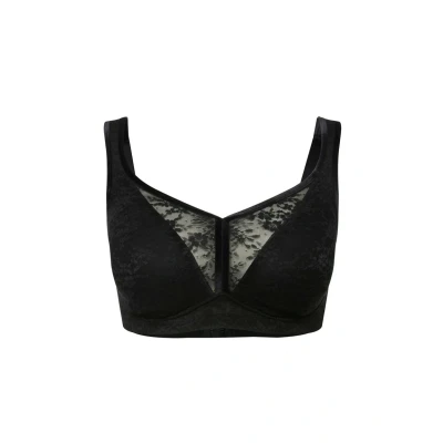 Abbildung von Ulla Popken Panelfree Minimizer Bügel BH, Damen, Größe: 100D, Black