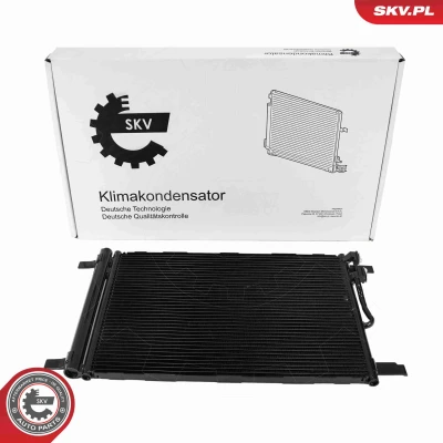 Abbildung von ESEN SKV 86SKV253 Klimakondensator mit Trockner Aluminium 574mm VW: Tiguan Allspace (BW2) 1.4 TSI, 2.0 TSI 4motion, TDI, TDI 4motion