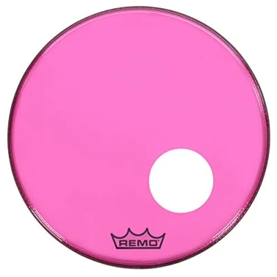 Abbildung von Remo Schlagzeugfell Colortone Powerstroke 3 clear ported 20&quot; P3 1320 CT PKOH pink