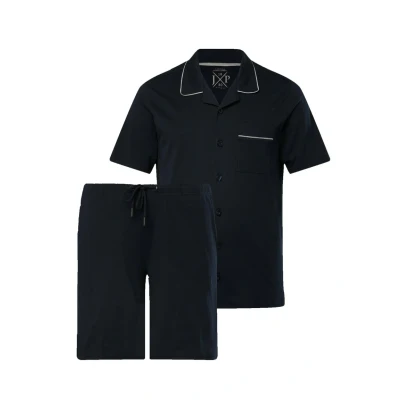 Abbildung von JP1880 SET Nachtwäsche Set, Herren, Größe: 7XL, Navy blue