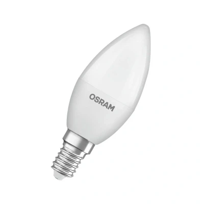 Abbildung von OSRAM NATURE LOOP besonders nachhaltige LED Lampen aus recyceltem Plastik, Vorteilspack mit 3 Leuchtmittel, ersetzt herkömmliche 40W Glühbirnen,Kerzenform, E14, warmweiß(2700K),umweltschonend