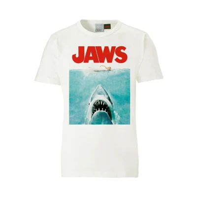 Abbildung von Logoshirt JAWS Tshirt print, Herren, Größe: Small, Old white
