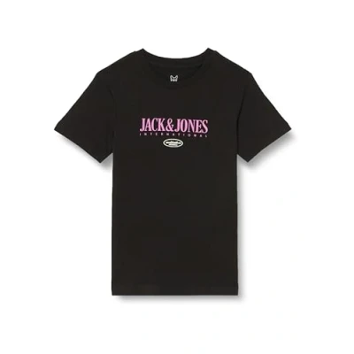 Abbildung von JACK&amp;JONES Jungen JORLUCCA FASTRUNNER1 Tee SS Crew JNR T Shirt, Black, 140 cm
