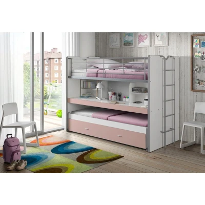 Abbildung von Vipack Hochbett &quot;Bonn, Deal für begrenzte Zeit&quot;, (Made in Europe), mit Schreibtisch und 3 Schlafgelegenheiten