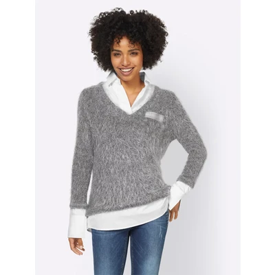 Abbildung von heine Strickpullover 2 in 1 Pullover