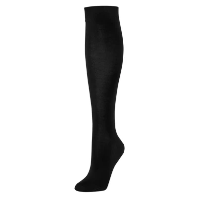 Abbildung von Wolford Damen Merino Knee Highs Kniestrümpfe, Schwarz (Black 7005), Small