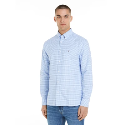 Abbildung von Tommy Hilfiger Langarmhemd &quot;HERITAGE OXFORD GINGHAM RF SHIRT&quot;, mit modischem Klein Karomuster