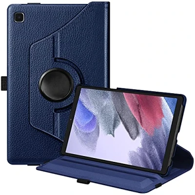 Abbildung von Fintie Hülle für Samsung Galaxy Tab A7 Lite 8.7 2021, 360 Grad verstellbare Schutzhülle Drehbar Cover Case Zoll SM T225/T220/T227 Tablet, Dunkelblau
