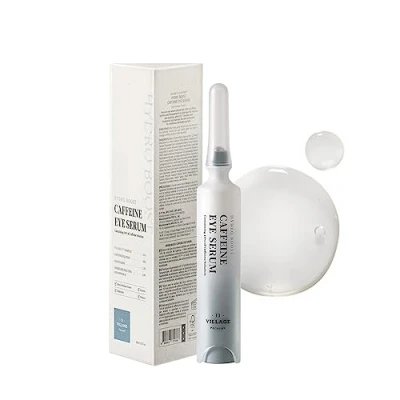 Abbildung von [VILLAGE11FACTORY] HYDRO BOOST CAFFEINE EYE SERUM (10 ml) Koreanische Hautpflege Koffein Augenserum Botox Effekt Straffendes &amp; Abschwellendes Roll On für Helle, Feuchtigkeitsspendende Augen