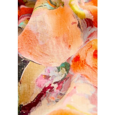 Abbildung von Next Regular FIT Sleeveless Jumpsuit, Damen, Größe: 38, Orange fruit print