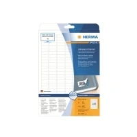 Abbildung von HERMA Etiketten 10001 weiß 25,4 x 10,0 mm