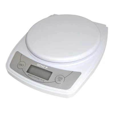 Abbildung von Genie 3606 EDS Digitale Briefwaage (von 1 g bis 5000 g; aus robustem Kunststoff; LCD Anzeige) weiÃŸ