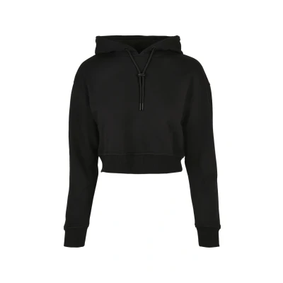 Abbildung von Urban Classics Ladies Short Terry Hoody Kapuzenpullover, Damen, Größe: Large, Black
