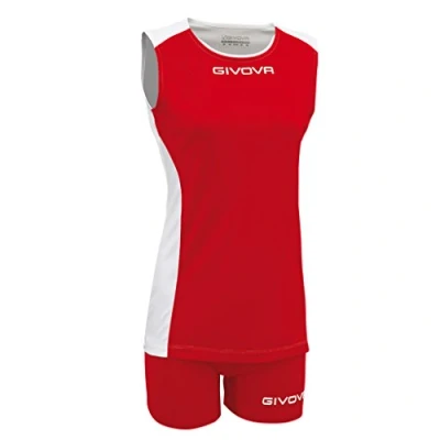 Abbildung von Givova Kitv06 T Shirt, Rosso Bianco, XS