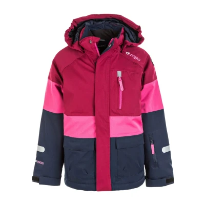 Abbildung von Zigzag Taylor Winterjacke für Kinder, Größe: 152, Beet red