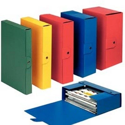 Abbildung von Esselte C26 EUROBOX Projektmappe, 25 x 35 cm, Rücken 6 rot, 1er Pack