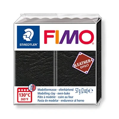 Abbildung von Fimo leather effect 57 g zwart
