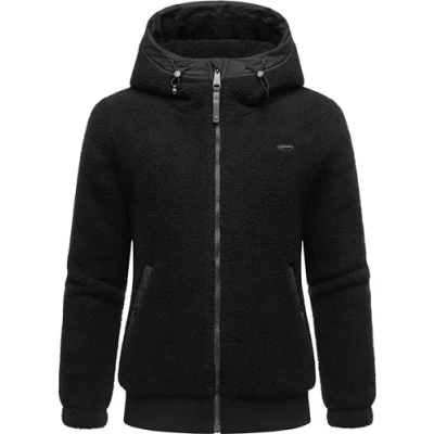 Abbildung von Ragwear Cousy Fleecejacke, Damen, Größe: 5XL, Black