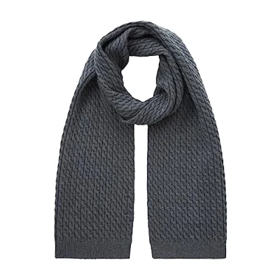 Abbildung von TOM TAILOR Damen Basic Strickschal 1032649, 30281 Evident Anthracite Melange, ONESIZE