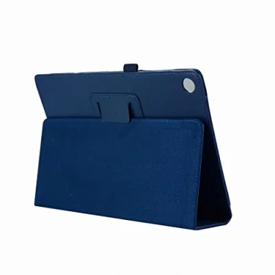 Abbildung von EMFYL Fall for Lenovo Case Tab 4 10 TB X704F X704L / Plus X304F X30 4l, Pu. Ledertablettenabdeckung Flip Tab4 x70. 4f x304f. (Farbe : Dark Blue)