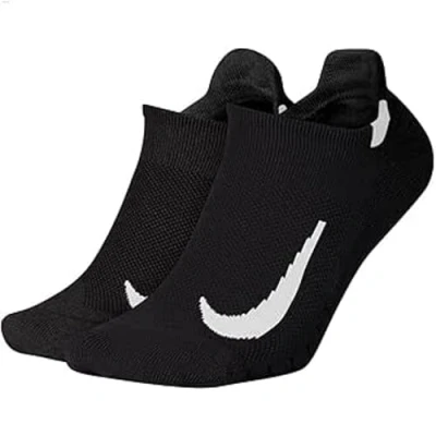 Abbildung von Nike Performance 2 PACK Unisex Füßlinge, Größe: 46 50, Black/white